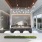 Stylish amenity lounge with modern lighting, designer finishes, and indoor-outdoor access at 2811 Maple